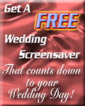 Get a Free Wedding Screen saver countdown to your wedding